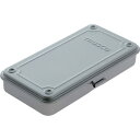 【マラソンエントリーでポイント10倍】トラスコ中山(TRUSCO) トランク型工具箱 203X109X35 シルバー T-19SV