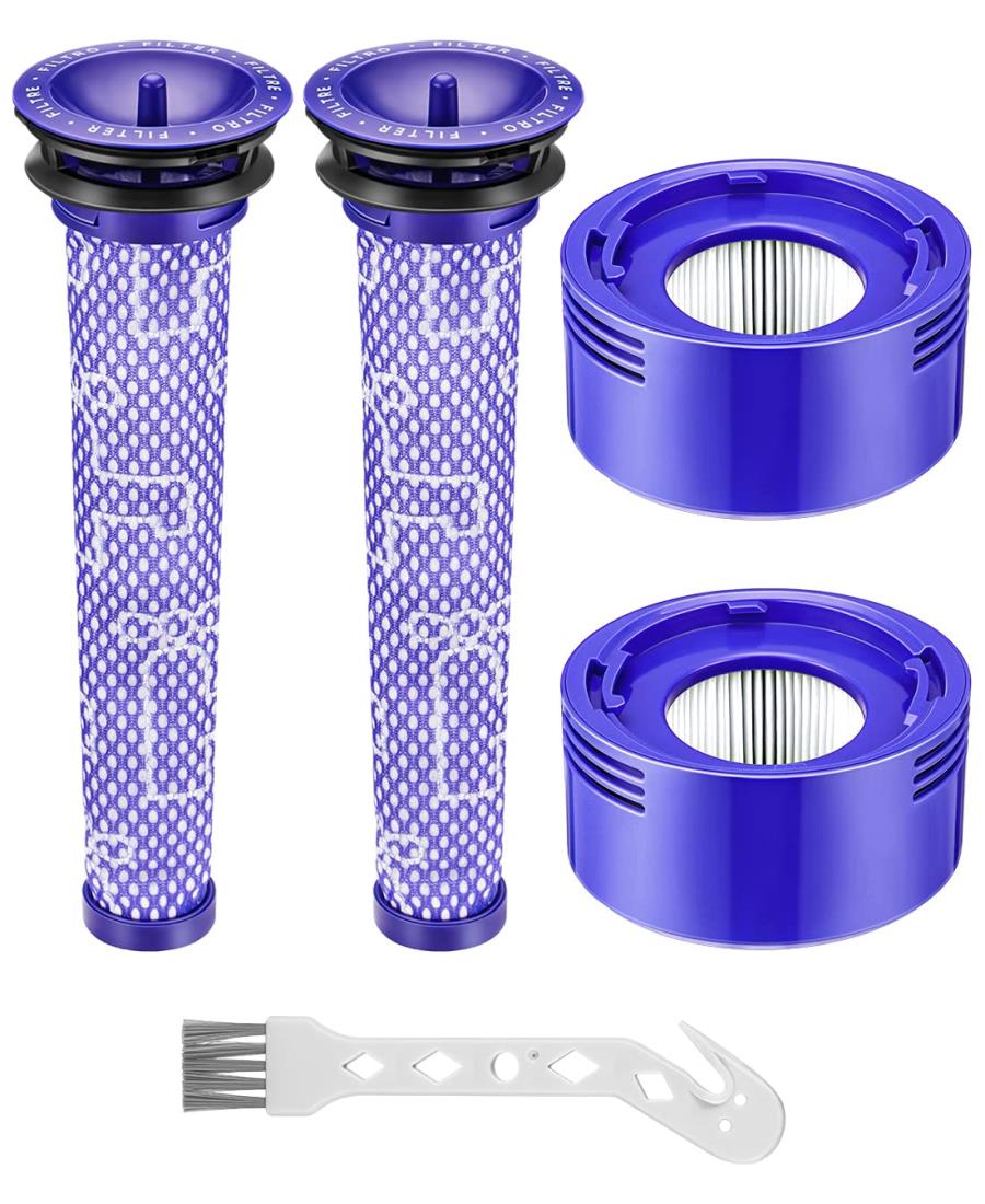 ダ イ ソ ン V7 V8 SV10 SV10D SV10K SV11 HH11 掃除機 用 フィルター 掃除機フィルター 互換フィルター プレフィルター * 2個 ポストモーターフィルター *2個 互換品 水洗いOK 非純正品