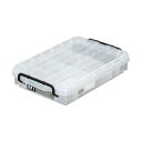 【マラソンエントリーでポイント10倍】JEJアステージ 収納ボックス 日本製 小物収納 工具収納 仕切版付き NWボックスM-1 幅29.5×奥行44×高さ8.4cm