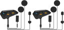 FreedCon FG バイク用インカム 6人同時通話 デュアルチップ Qualcomm 8mm快適スピーカー 自動通信回復 通信距離1200m 音楽共有 ENC&DSP&CVCノイズキャンセル HIFI音質 Siri対応 ユニバーサルインターコム接続 IPX6防水防塵 日本語音声案内,1Pack