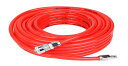 【マラソンエントリーでポイント10倍】E-Value ウレタンエアホース 20m 常圧用 内径8.5mm×外径12.5mm 大流量 クリアレッド EUH-20RL 8.5 日本製