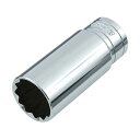 【マラソンエントリーでポイント10倍】SK11 十二角ディープソケット 差込角 12.7mm (1/2インチ) 24mm S4D-24