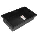 【マラソンエントリーでポイント10倍】赤長 DIYトロ舟 ブラック 25L 約570×310×135mm