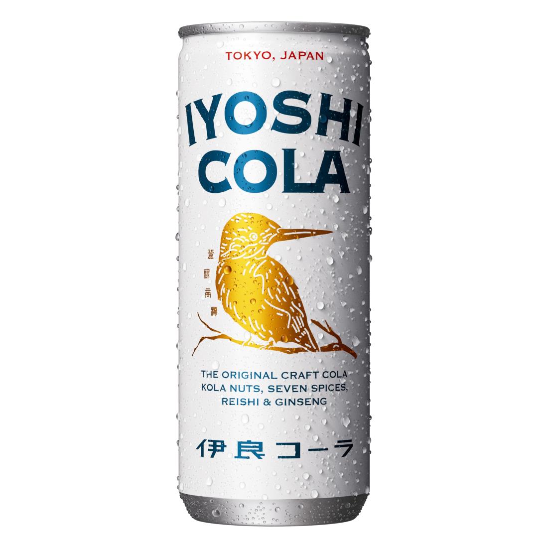 伊良コーラ(イヨシコーラ) クラフトコーラ 缶 250ml/6本 | コーラの実と7種のス パ イ ス 高麗人参配合 天然素材100% 国産 リラクゼーションドリンク エナジードリンク エナドリ