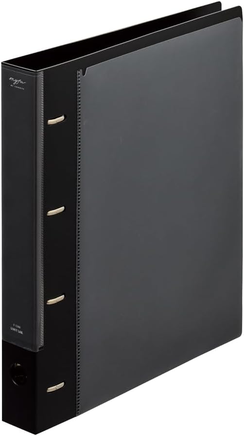 【マラソンエントリーでポイント10倍】リヒトラブ myfa コレクションファイル A4 ジェットブラック F3300-24