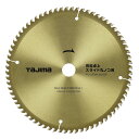 【マラソンエントリーでポイント10倍】タジマ(Tajima) 充電卓上 スライド丸ノコ用 チップソー 造作用 190-72P ゴールド