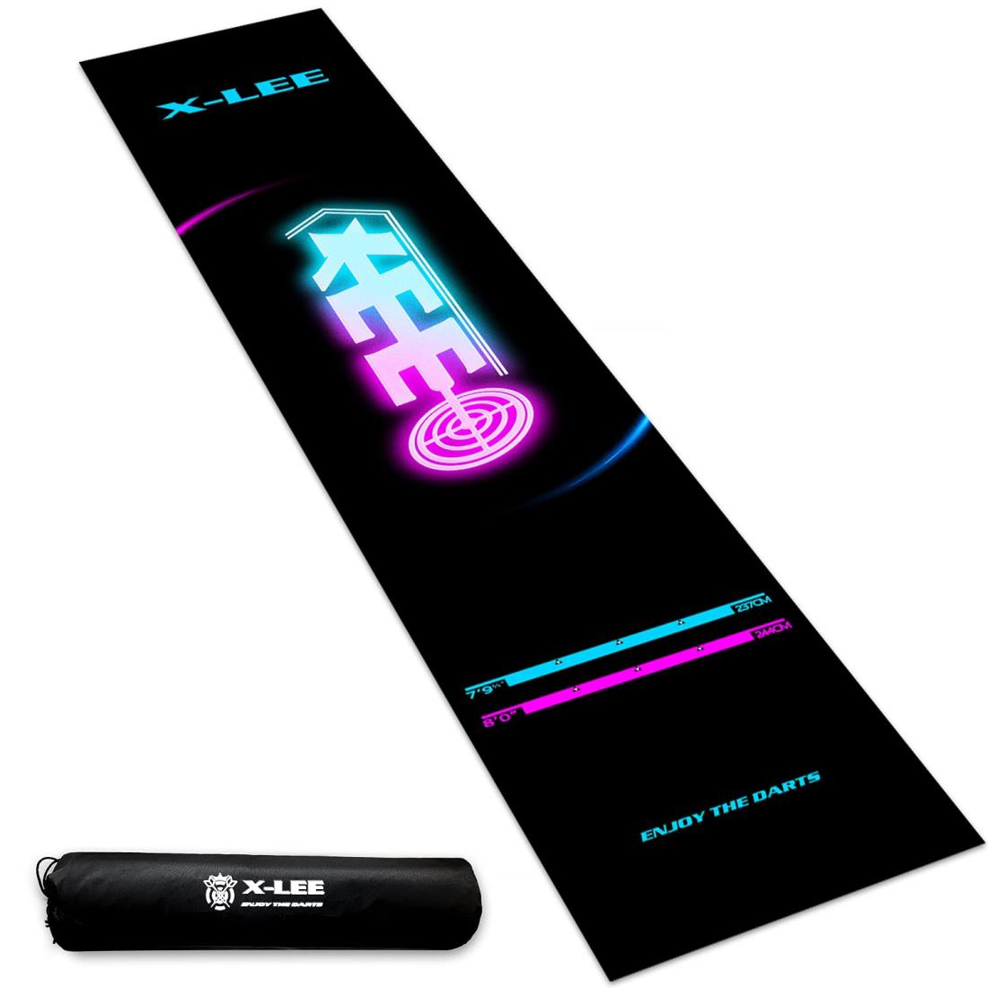 X-LEE ダーツマット スローマット スロ ーライン （カラー LOGO）…