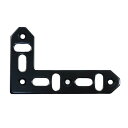 【マラソンエントリーでポイント10倍】ダイドーハント(DAIDOHANT) ( 補強金物 ) DH ピッタリサポート 平横 L型 TFLS1157 BK 鉄 / 黒塗装 ( 1個入 ) 65828