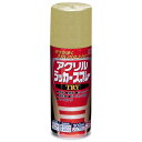 【マラソンエントリーでポイント10倍】ニッペ ペンキ ス プ レ ー アクリルラッカース プ レ ー TRY 300ml ゴールド ラッカー つやあり 屋外 日本製 4976124253799