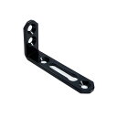 【マラソンエントリーでポイント10倍】ダイドーハント(DAIDOHANT) ( 補強金物 ) DH ピッタリサポート L型 IL703S BK 鉄 / 黒塗装 ( 1個入 ) 65810