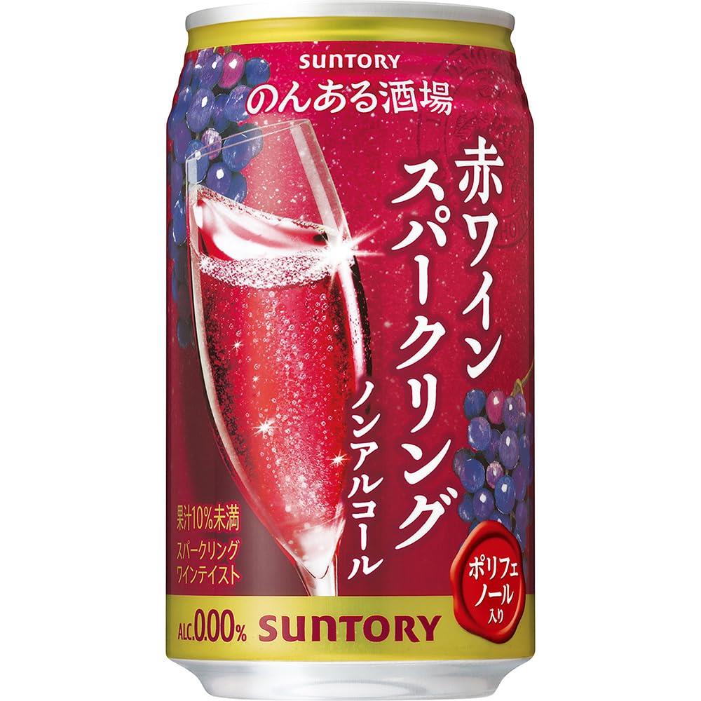 のんある酒場 赤 ワ イ ンスパークリング ノ ン ア ル コ ー ル 350ml 24本 サ ン ト リ ー ノンアル ..