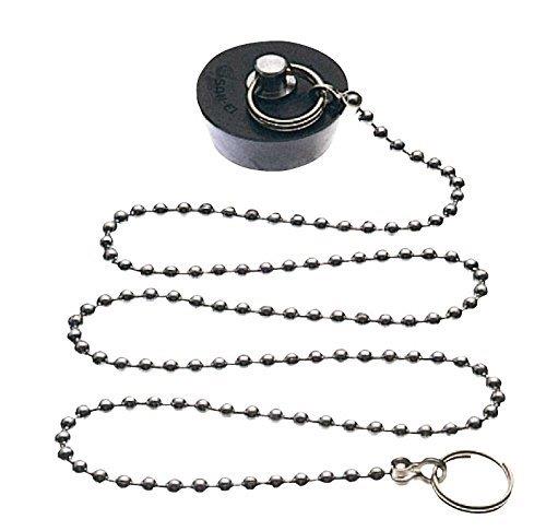 【マラソンエントリーでポイント10倍】SANEI ゴム栓 バス用 クサリ付き 外径32mm 高さ26mm PH29-32