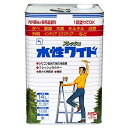 【マラソンエントリーでポイント10倍】ニッペ ペンキ 塗 料 水性フレッシュワイド 14L シルバーグレー 水性 3分つや 屋内外 日本製 4976124026157