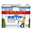 【マラソンエントリーでポイント10倍】ニッペ ペンキ 塗 料 水性フレッシュワイド 7L ホワイト(しろ) 水性 3分つや 屋内外 日本製 4976124024344