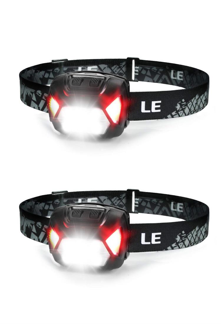 ヘッドライト LED ヘッドランプ 高輝度 ledヘッドライト 電池式 2個セット【スポット・ワイドビーム切..