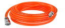 【マラソンエントリーでポイント10倍】E-Value ウレタンエアホース 内径8.5×外径12.5mm EAZ-110N 10m クリアオレンジ