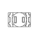 【マラソンエントリーでポイント10倍】パナソニック(Panasonic) 住設機器用埋コン WCF3010B 黒