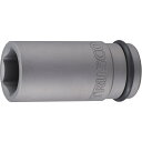 【マラソンエントリーでポイント10倍】TRUSCO(トラスコ) インパクト用ロングソケット(差込角19.0)対辺32mm T6-32AL