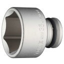 【マラソンエントリーでポイント10倍】トネ(TONE) インパクト用ソケット 4NV-35 差込角12.7mm(1/2”) 二面幅35mm