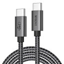 XAOSUN USB C ケーブル 240W 5M 超急速充電 140W充電対応 USB Type C 2.0 ケーブル 480Mbps iphone 15 plus pro max、MacBook Pro、iPad mini、Matebook、iPad Pro、Xperia、Galaxy等Type C機種対応(2)