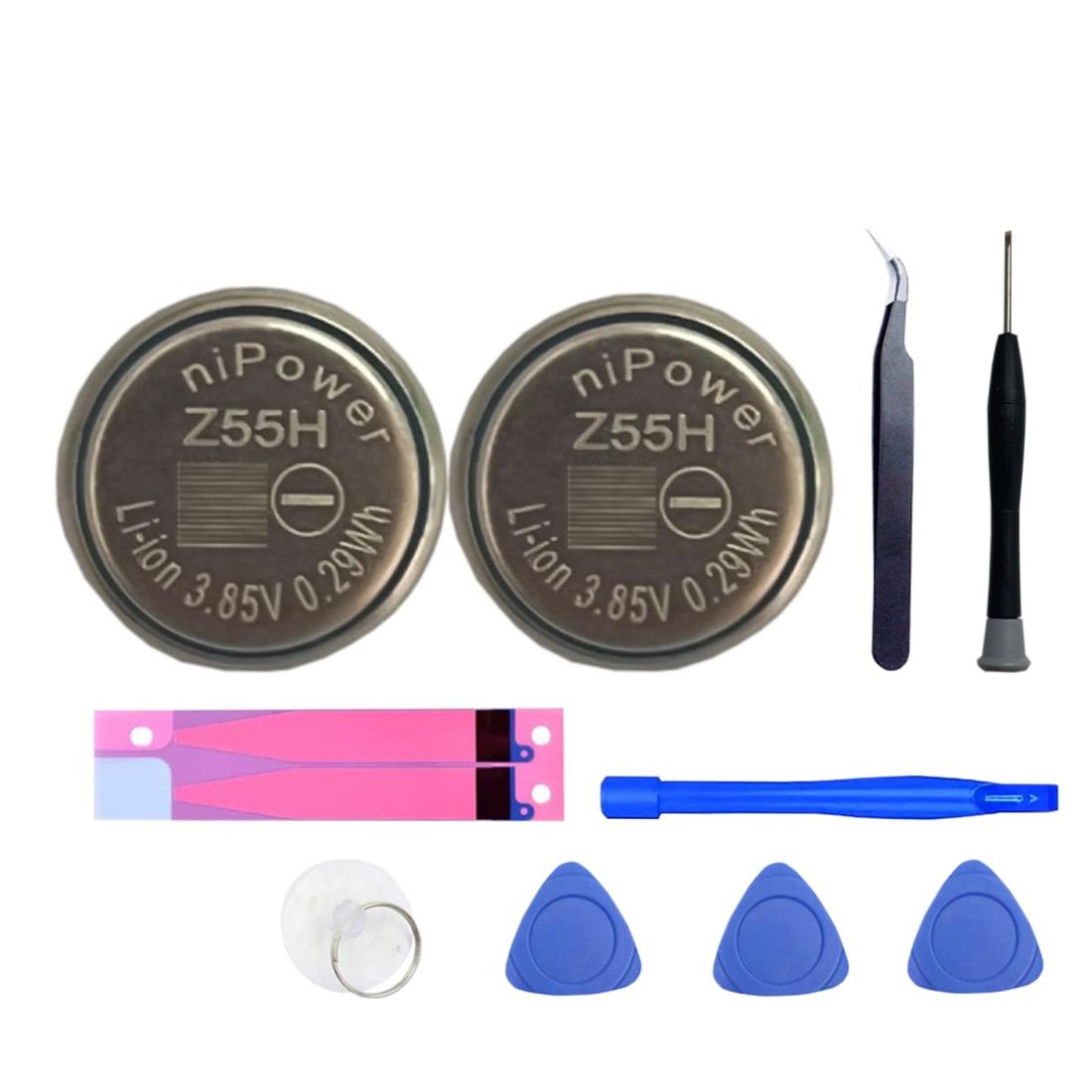 MUKUZI ＜ 2個＋工具 ＞ WF-1000XM3 WF-1000XM4 互換 バッテリー Zenipower Z55H Z55 cp1254 lir1254規格 交換用電池