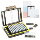 大容量 M.2 NVME SSD 収納ケース 12枚 M.2 NVME 2230 / 2242 / 2260 / 2280 SSD 収納可能 クリアケース付き ...