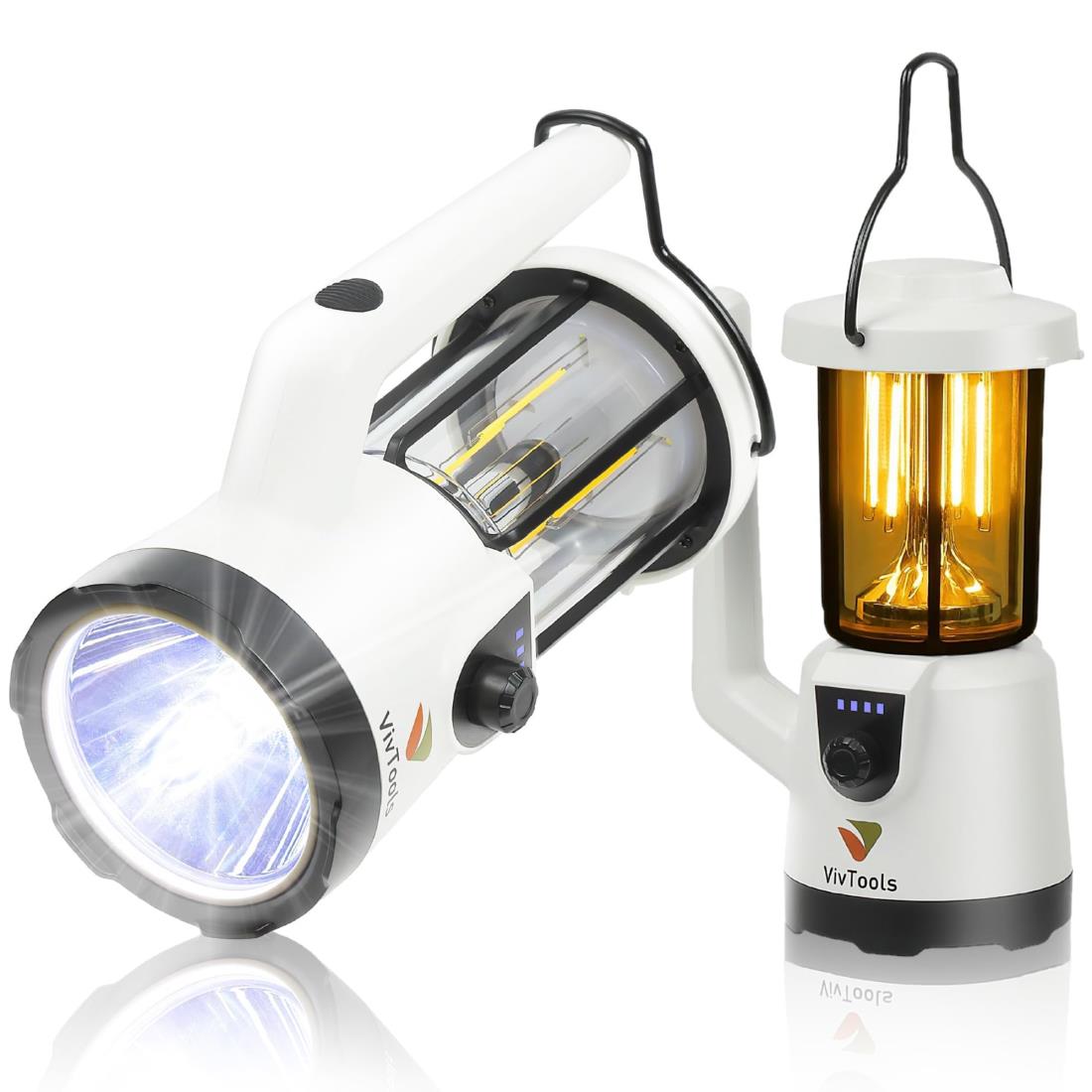 VivTools LEDランタン キャンプ ランタン 懐中電灯 充電式 【5000mAhリ チ ウ ム イ オ ン電池内蔵】【..