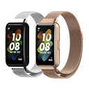 Sitengle hu aw ei band 8対応交換ベルト 2個 ステンレス 磁気吸着 ファーウェイバンド8用ベルト 金属 HUAWEI Band 8替えバ...