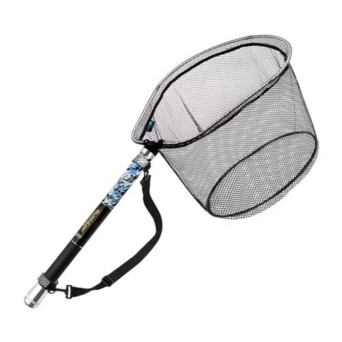 サンライク(SANLIKE) タモ網 玉網 9段階 伸縮 カーボン製 小継玉の柄 超軽量 釣りタモ タもアミ ランディングネット 磯玉セット 4つ折り枠 淡水海...