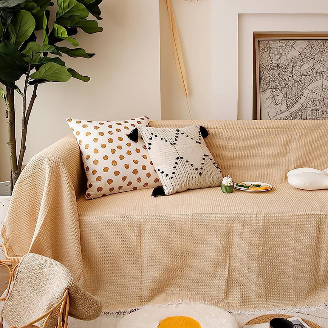 Kaoslen マルチカ バ ー ソファカ バ ー 北欧風 ソファーかばー 多機能 ブランケット ベッドカ バ ー ..