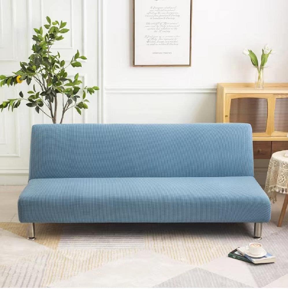 ソファーカバー 肘なし2人掛け 3人掛け ソファーベッドカバー ストレッチ 北欧 ズレない おしゃれ ソフ..