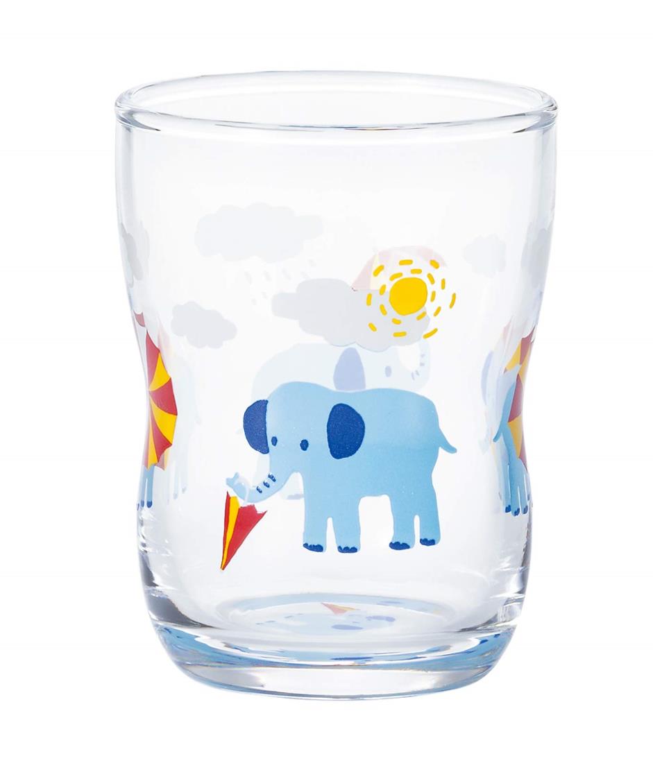 アデリア(ADERIA) つよいこグラス かくれんぼコップ ぞう 130ml 日本製 化粧箱入 コップ 結婚 祝い おしゃれ プレゼント ガラス ペア 誕生日 ...