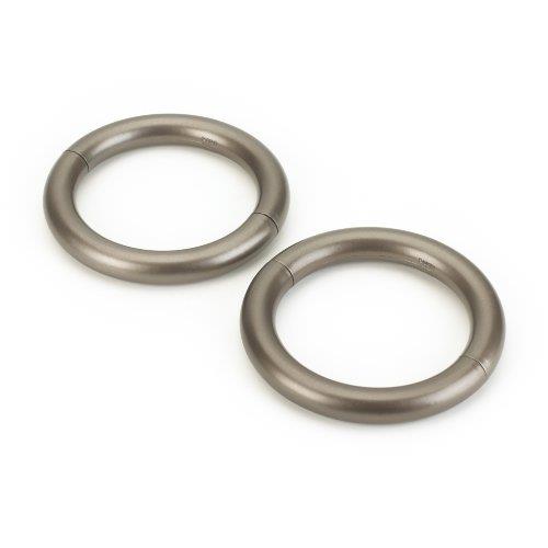 【umbra】 カーテンタッセル HALO ピューター 2個セット マグネット カーテンホルダー カーテンアクセ..