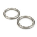 umbra HALO カーテン留め具 マグネットリング式 カーテン タッセル ニッケル 2個セット