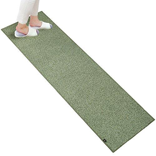 【マラソンエントリーでポイント10倍】オカ PLYS base (プリスベイス) キッチンマット 約60×180cm (グリーン) 日本製 洗える