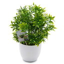 【マラソンエントリーでポイント10倍】TOSSOW 人工観葉植物 フェイクグリーン 観葉植物 フェイク 造花 ミニ インテリア 世話のいらない 可愛い贈り物