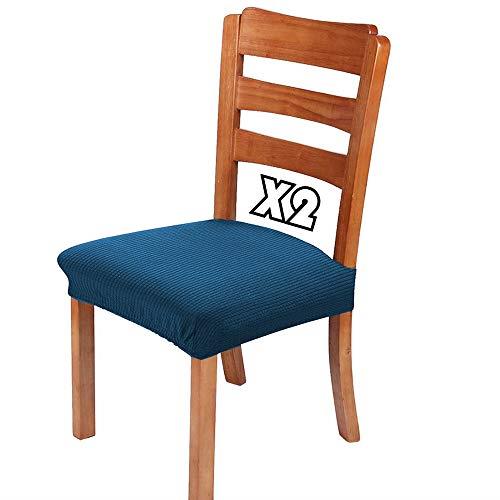 椅子カ バ ー 2枚 座面カ バ ー ダイニングチェアカ バ ー(座面用) チェアカ バ ー 伸縮性 座面イスカ ..