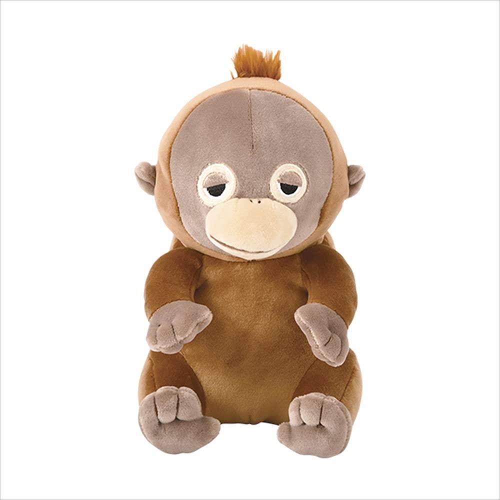 【15日抽選ポイントバック企画】りぶはあと 座り抱 き 枕 プレミアムねむねむアニマルズ オランウータンのウータン Sサイズ(全長約18cm) ふわふわ もちもち 88259-35