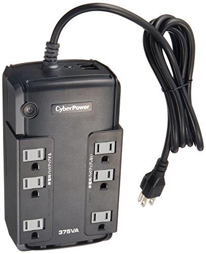 ڥѡSALEݥ10ܡCyberPower ̵     (ѵ/Ƚ) 375VA/255W CP375JP ֥å