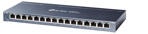 TP-Link 16ポート ハブ 10/100/1000Mbps デスク ギガビット 金属筐体 設定不要 5年保 証 ウォールマ ウン ト スイッチングハブ TL-SG116