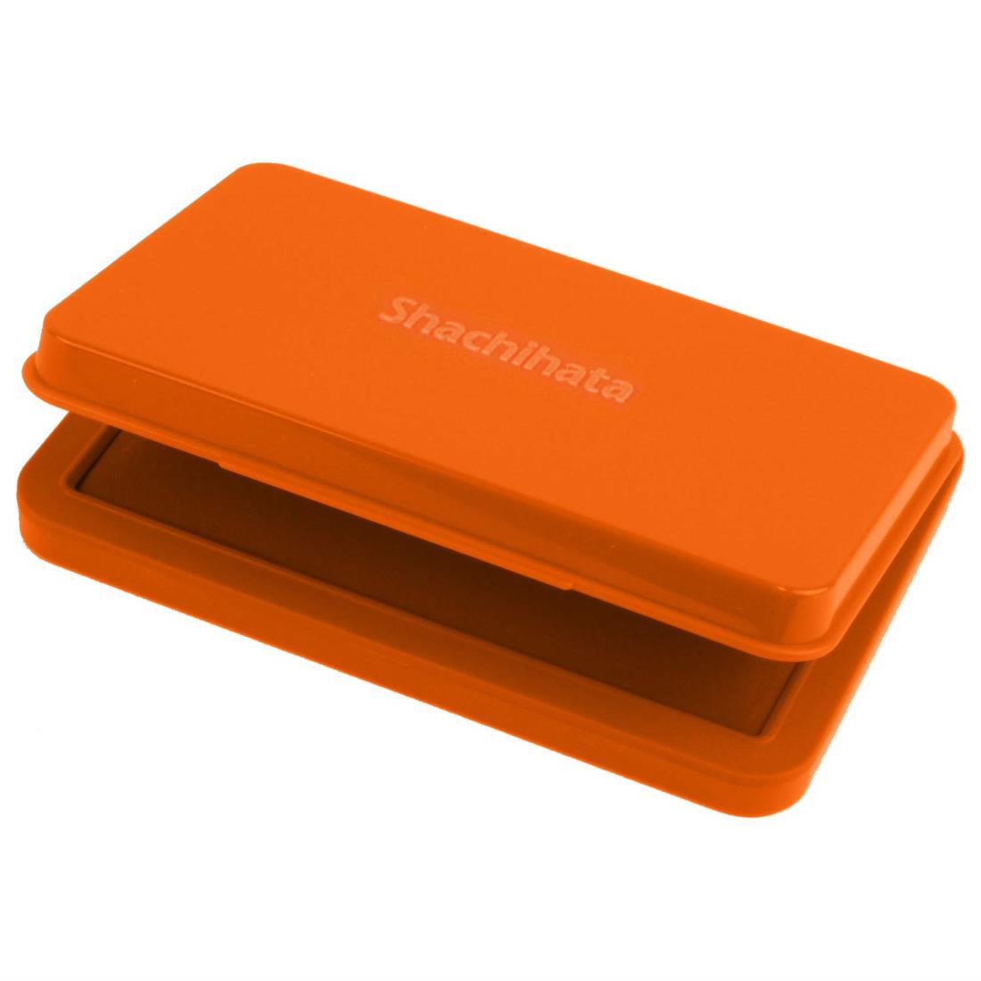 シャチハタ スタンプ台 HGN-2-OR 中形 朱色