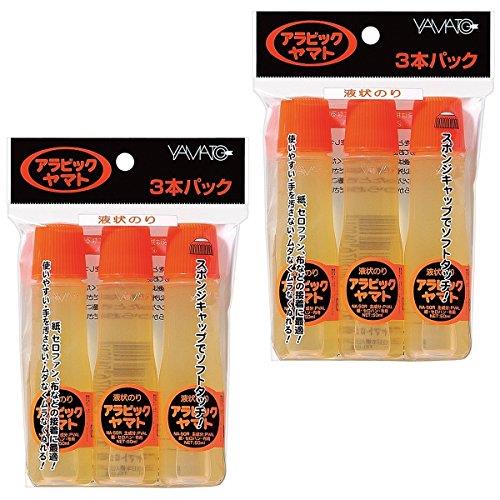 ヤマト 液体のり アラビック 50ml 3本入×2セット NA-50RH-6P