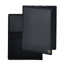 【マラソンエントリーでポイント10倍】キングジム クリップボード オールイン カ バ ー付き A4 短辺とじ 二つ折り 5995 クロ
