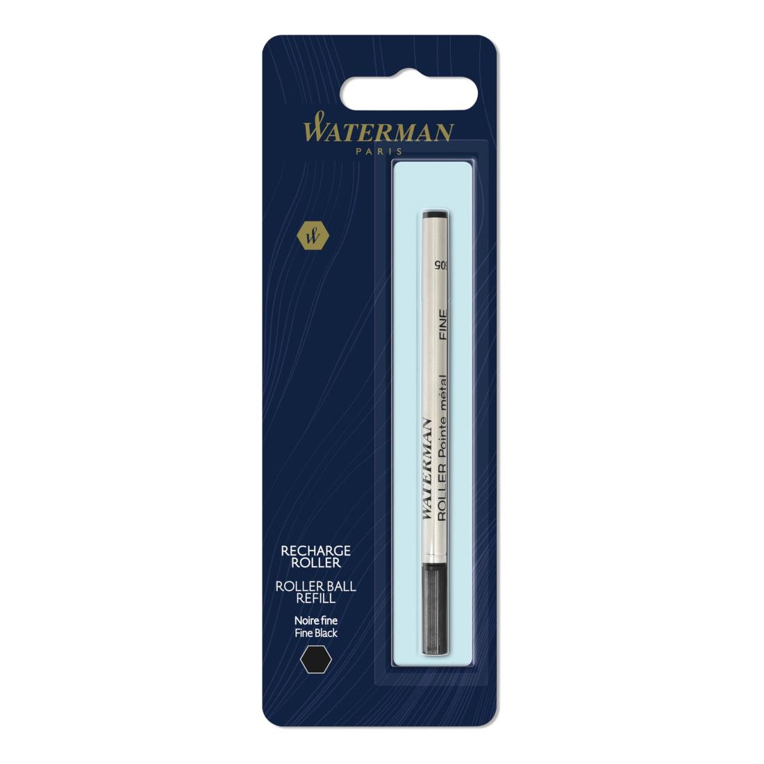 WATERMAN ウォーターマン ボールペン 水性 替芯 F ブラック 1964019 正 規 輸 入 品