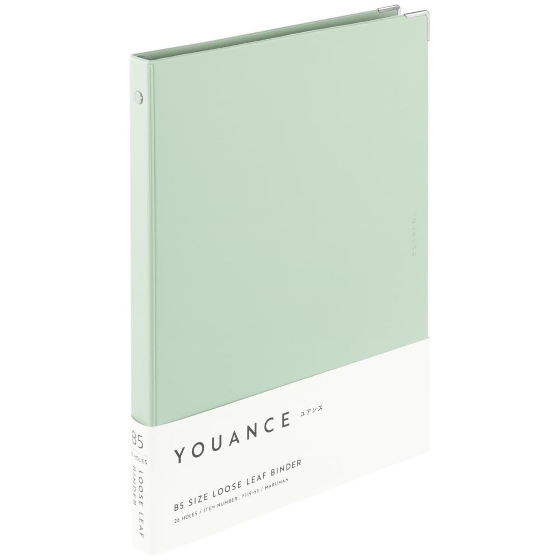 マルマン(maruman) バインダー ユアンス B5 26穴 ミ ン ト F119-53