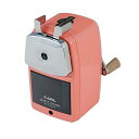 【マラソンエントリーでポイント10倍】カール事務器 鉛筆削り エンゼル5 ロイヤル3 日本製 2段階芯調節機能付 ピンク A5RY3-P