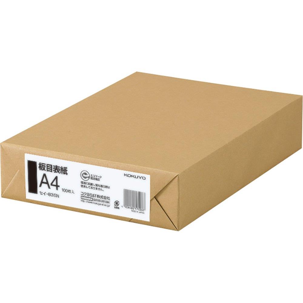 コクヨ(KOKUYO) 板目表紙 A4 100枚 セイ-835