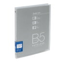 【マラソンエントリーでポイント10倍】キョクトウ スリムバインダー パペルール 26穴 B5 LN35T クリア