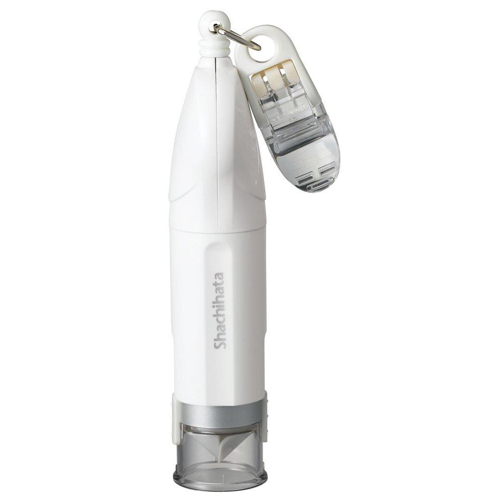 シャチハタ キャップレス9 リール式 メールオーダー式 印面9ミリ XL-CR3/MO ホワイト