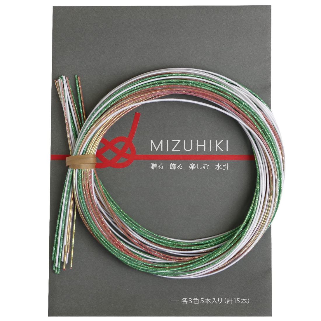 piece MIZUHIKI 水引アソートセット リーフレット付 3色各5本入 苺 PHC-100-7 90cm